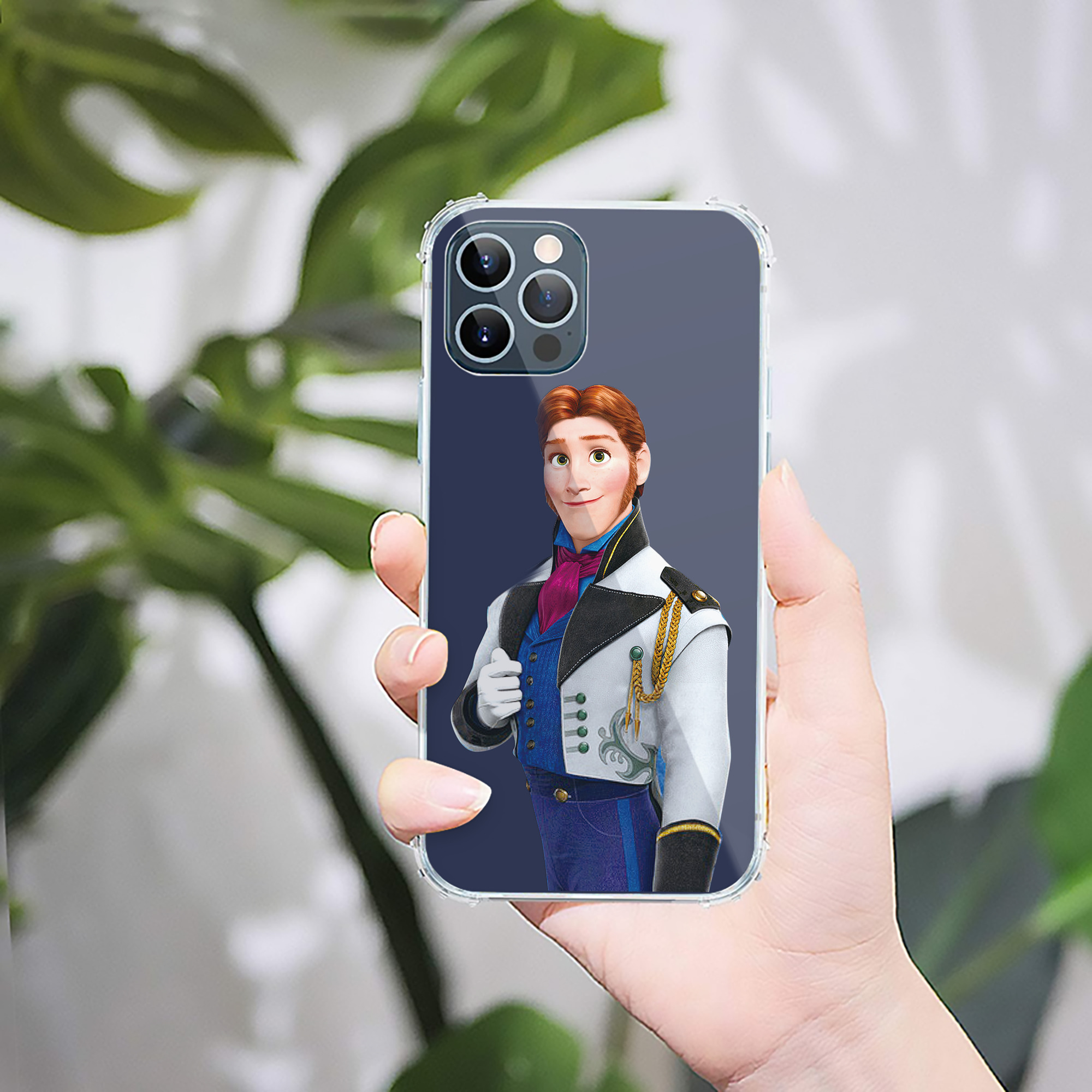 （画像用） アナと雪の女王 アンナ エルサ Frozen Anna Elsa 【iPhone 12シリーズ対応】透明スマホケース（クリアソフトケース）